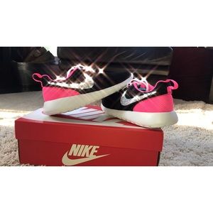 Nike Swarovski Crystal AB Roshe Running Shoes